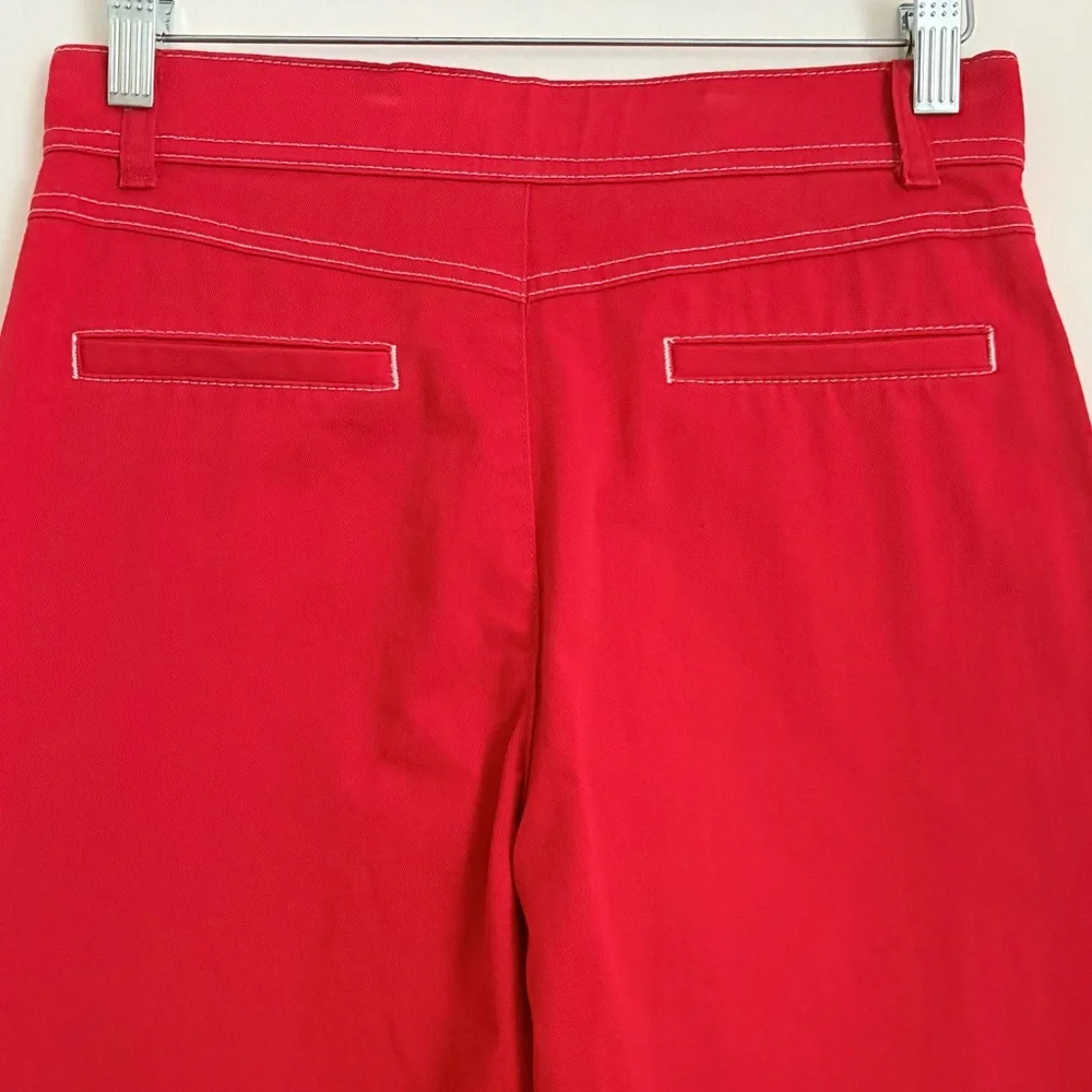 Zara Trf Collection Wide Leg Cropped Streetwear Casual Sz S
